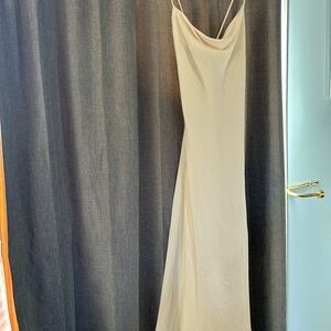 Elegant Ivory Slip Dress